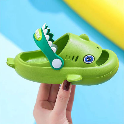 Happy Shark Pantofole in gomma antiscivolo per bambini Multivariant