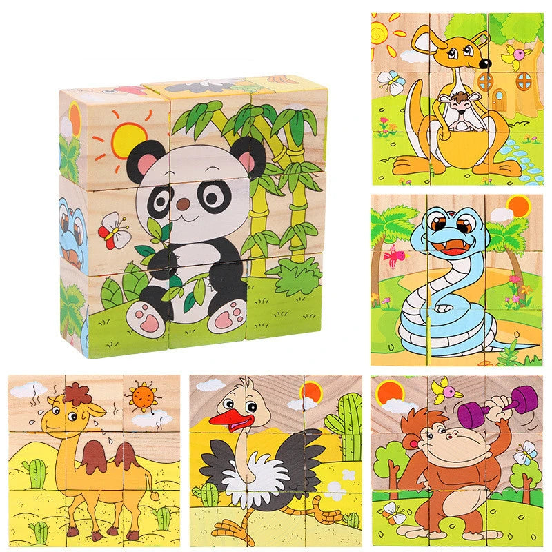 Puzzles de cubos para niños online