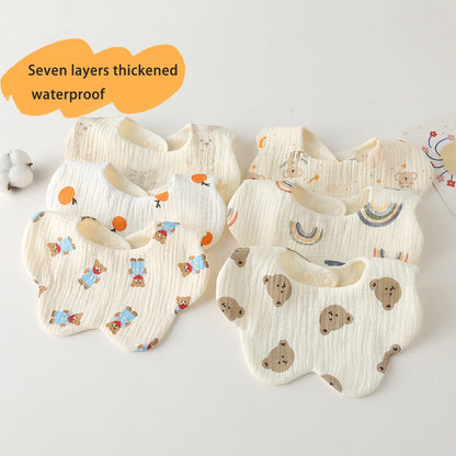 Multi layered Waterproof Baby Bib multivariant