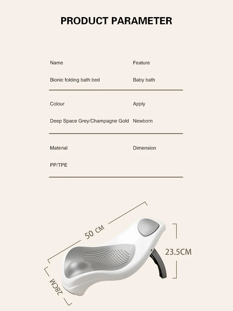 Baby Bathtub Reducer with Anti-Slip Multivariant