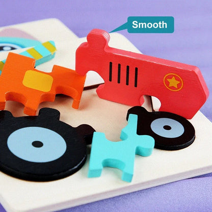 Tangram de juguete de madera para niños multivariante