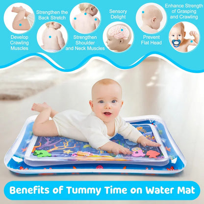 Inflatable play mat with water for children multivariant