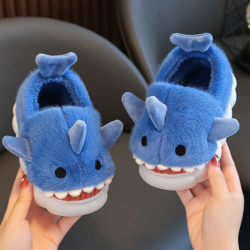 Padded Non-Slip Shark Slippers for Children and Kids multivariant