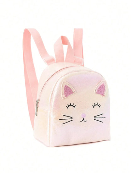 Embroidered Mini Cat Backpack or Handbag for Little Girls