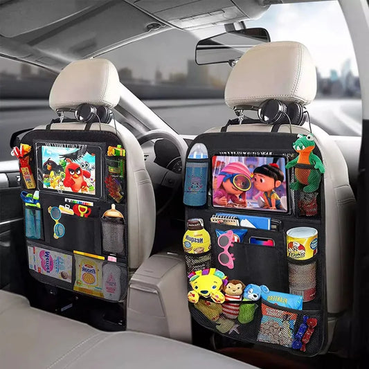 Car Backseat Organizer with Touch Screen Tablet Holder Multivariant