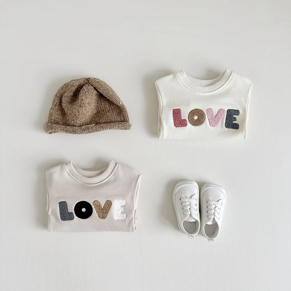 Sudadera con Cierre de Pelele "Love" Multivariante