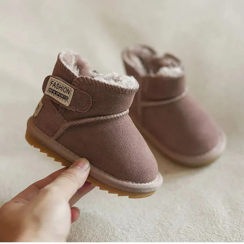 Botas Acolchadas Antideslizantes con Velcro para Niños Multivariante