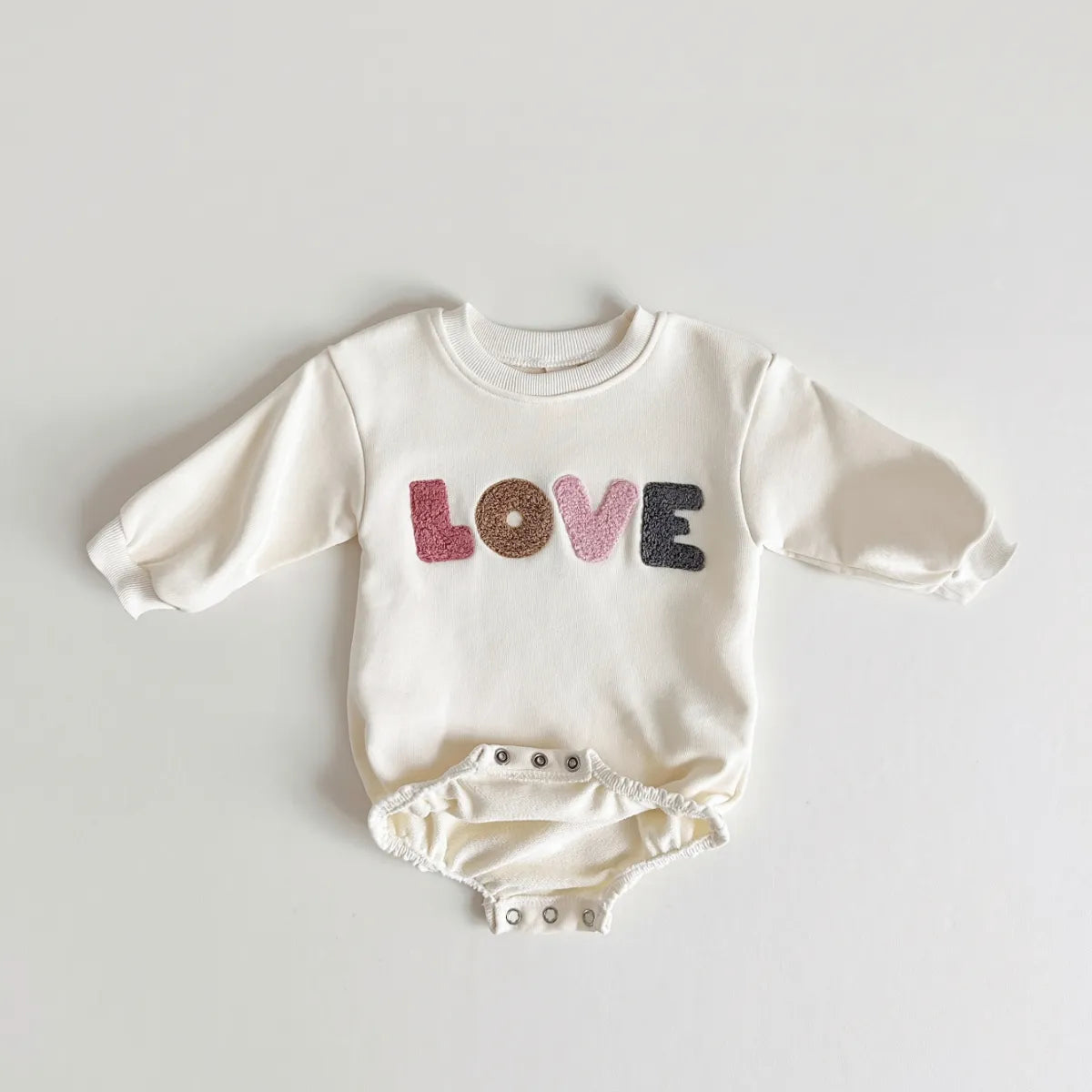 Sudadera con Cierre de Pelele "Love" Multivariante