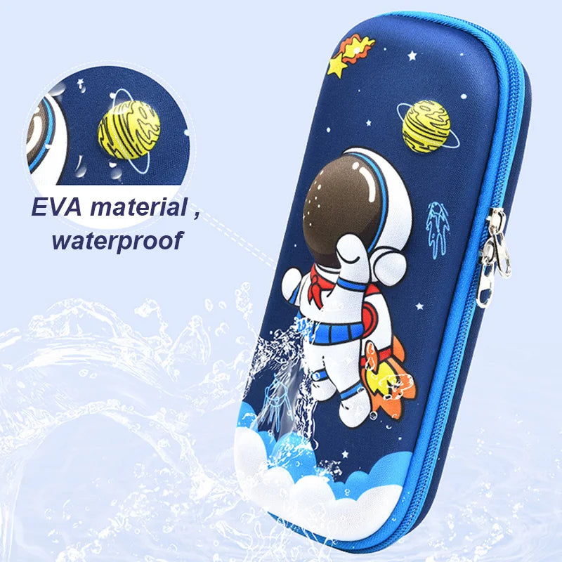 3D decorated EVA Pencil Box for children multivariant