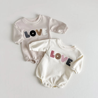 Sudadera con Cierre de Pelele "Love" Multivariante