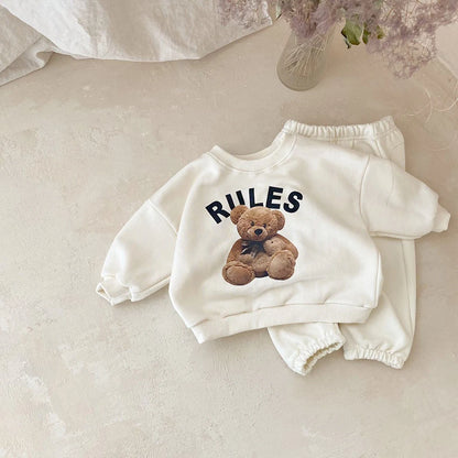 Pants and Sweatshirt Set "Bear Rules"