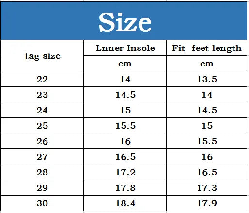 Zapatos de gelatina para niños multivariante