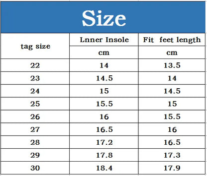 Zapatos de gelatina para niños multivariante