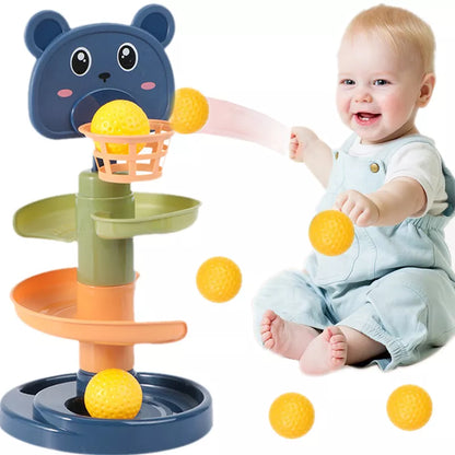 Rotating Toy Tower with Balls for Children Multivariant