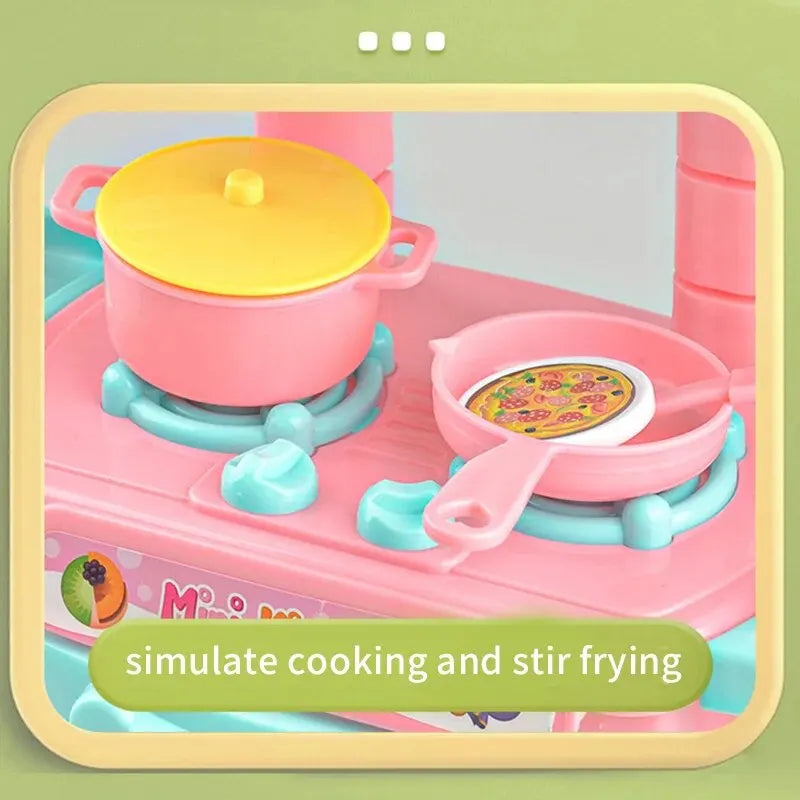 Juego de cocina completo de juego de simulación