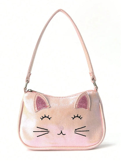 Embroidered Mini Cat Backpack or Handbag for Little Girls