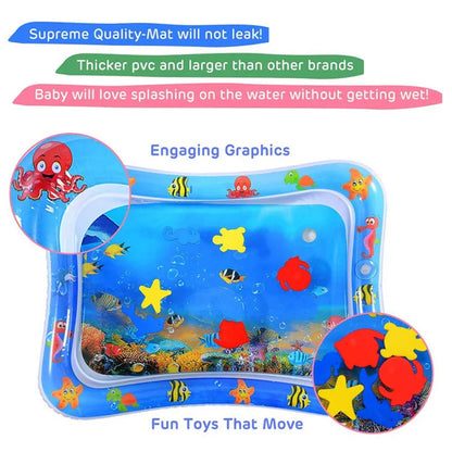 Inflatable play mat with water for children multivariant