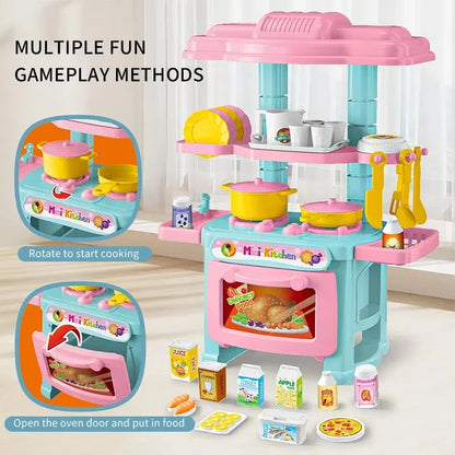 Pretend Play Complete Kitchen Set