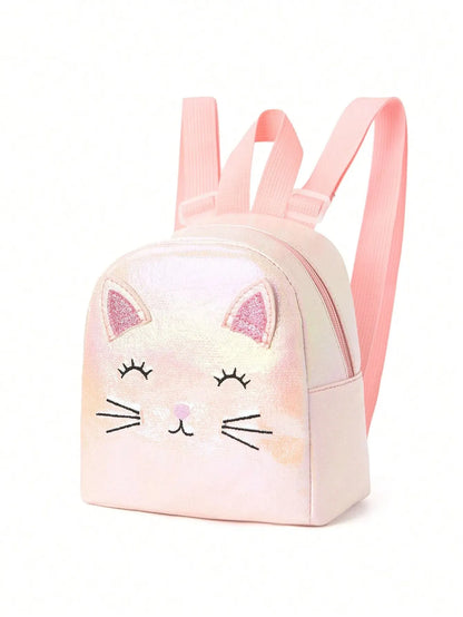 Embroidered Mini Cat Backpack or Handbag for Little Girls