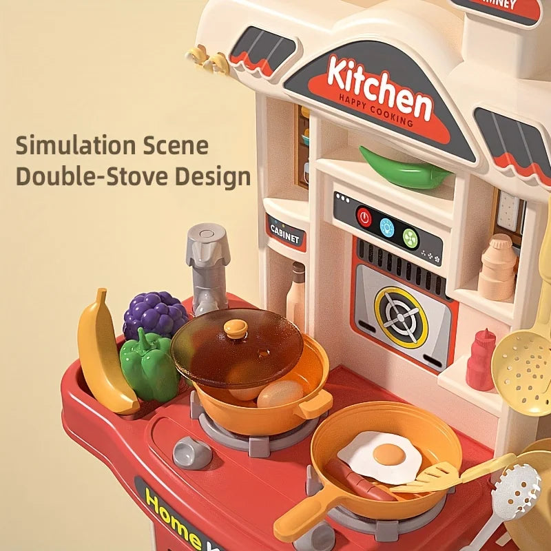 Fai finta di giocare a cucina giocattolo per bambini multivariante 