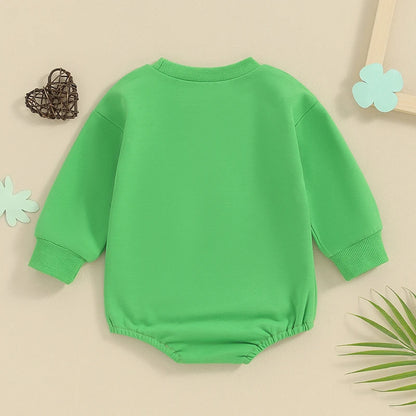 Sweatshirt with Romper Closure "Lucky"