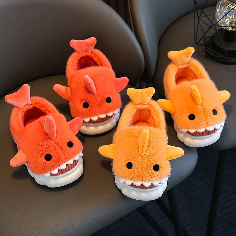 Padded Non-Slip Shark Slippers for Children and Kids multivariant