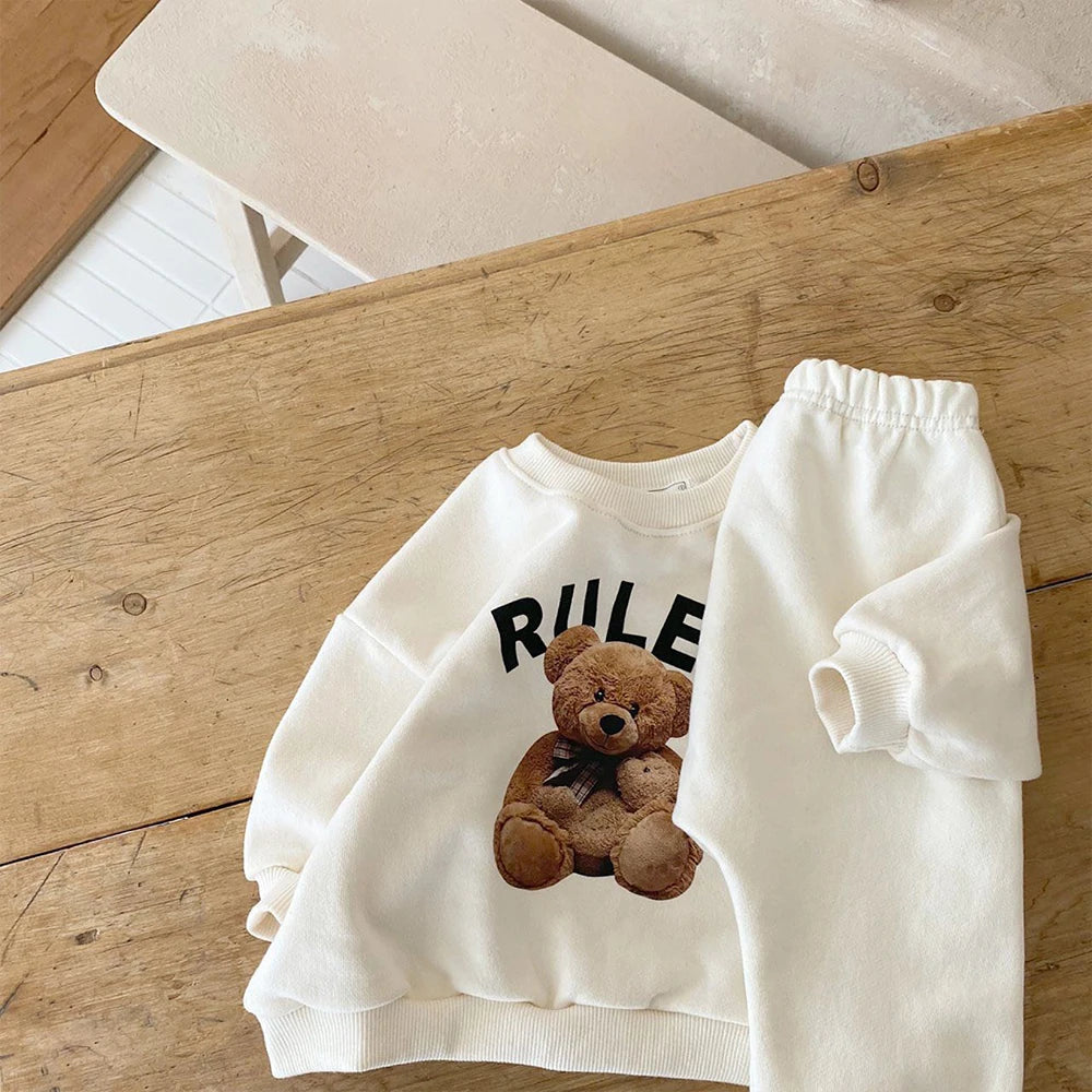 Set Pantaloni e Felpa "Bear Rules" 