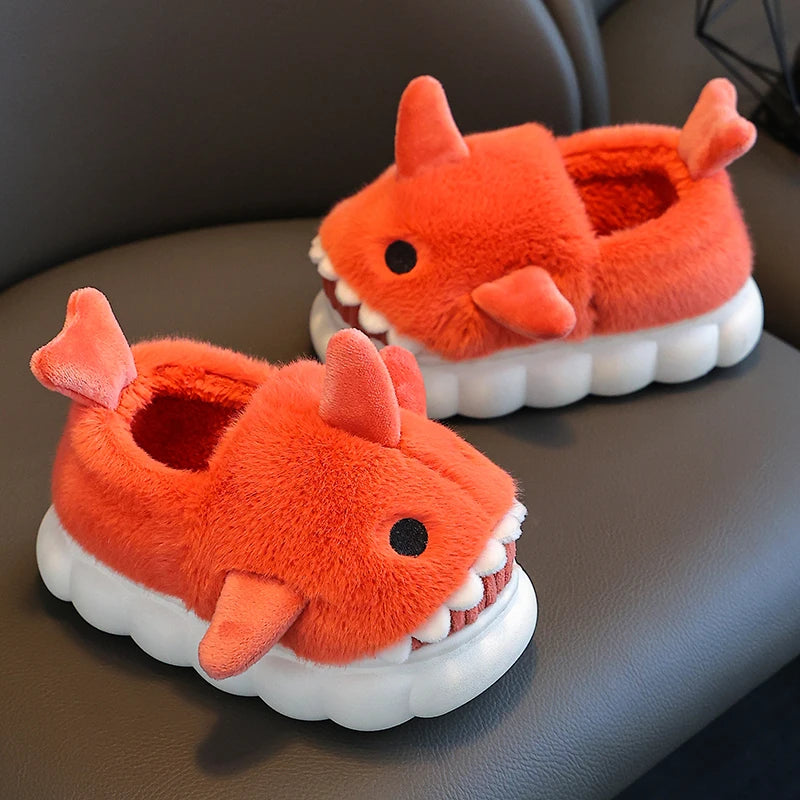 Padded Non-Slip Shark Slippers for Children and Kids multivariant