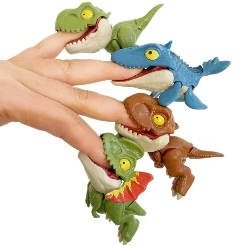 Dinosaurios que muerden los dedos, juguete interactivo para niños multivariante