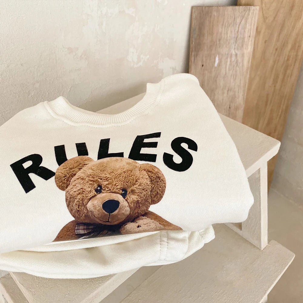 Set Pantaloni e Felpa "Bear Rules" 