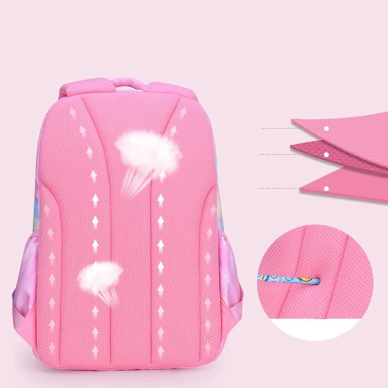 Multicolour fantasy backpack for children multivariant