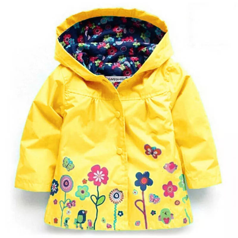 Chaqueta impermeable con capucha para niños Multivariante