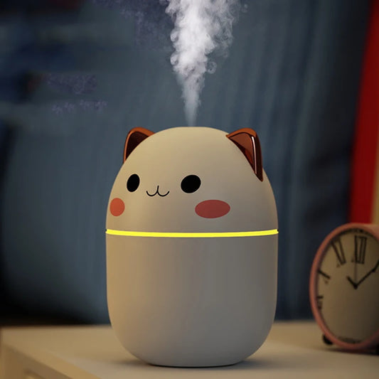 Humidificador de aire portátil con luz nocturna multivariante