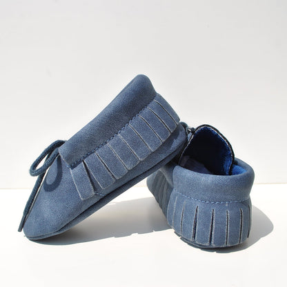 Moccasins Soft Sole Baby Dark Blue