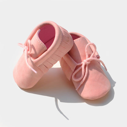 Mocassins Soft Sole Baby Light Pink