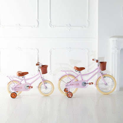 Bicicletta di design da 12 pollici rosa caramella