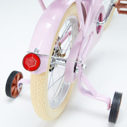 Bicicletta di design da 12 pollici rosa caramella