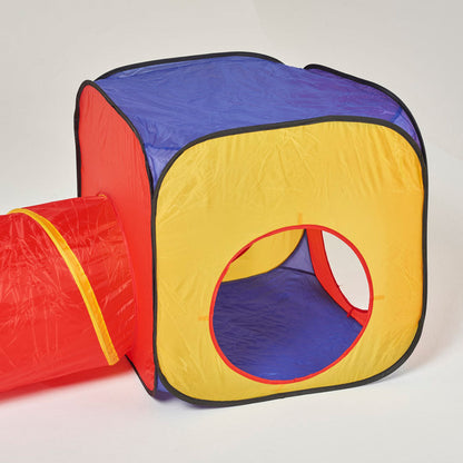 Play Tent Pop Up With Tunnel Red