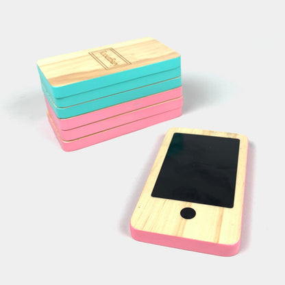 RocketPhone Mobile Wooden Toy Pink