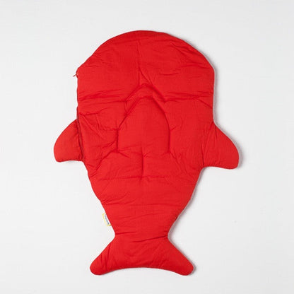 Sleeping Bag Whale Red Lava